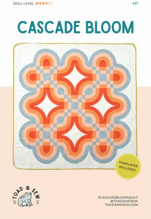 Cascade Bloom Quilt Pattern by Toad & Sew