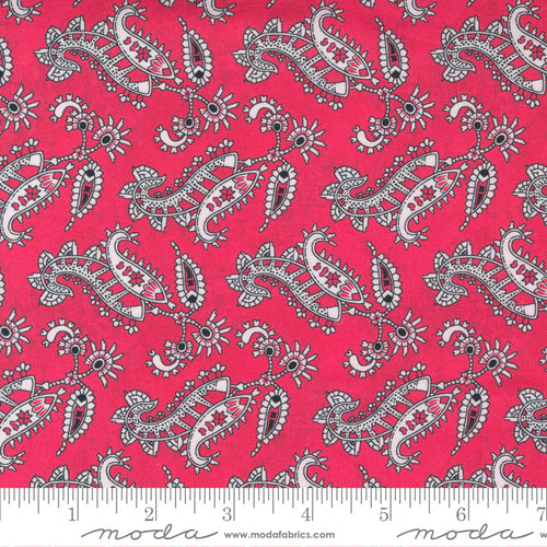 Lipstick Cowgirl Bandana Paisley Lipstick by Moda