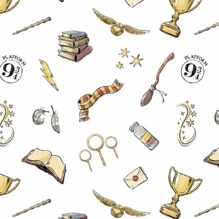 Harry Potter Icons White – Stitch Morgantown