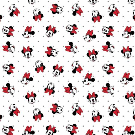 Disney Holiday Farmhouse Red & Black Mickey & Minnie Plaid-Border