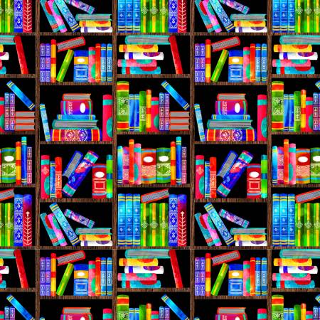 School Days Multi Bookshelves by Timeless Treasures