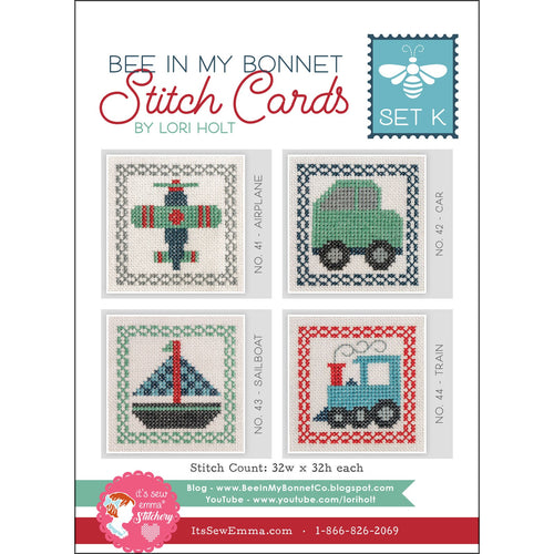 Bee in My Bonnet Stitch Cards Set K